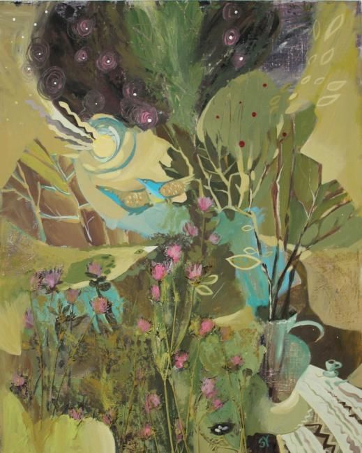 Картина под названием "Лето" - Светлана Волосюк, Подлинное произведение искусства, Масло