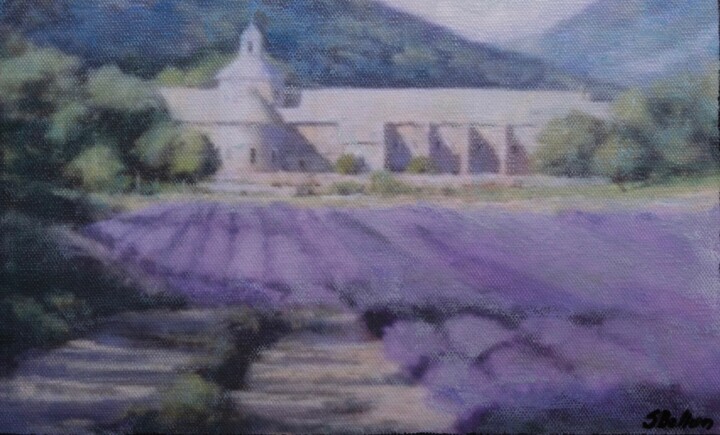 Pittura intitolato "Lavender Lovin' in…" da Svetlana Bellon, Opera d'arte originale, Acrilico