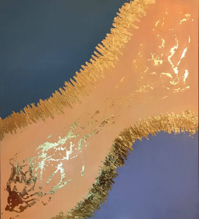 Painting titled "Zipper" by Svetlana Savicka, Original Art, Acrylic