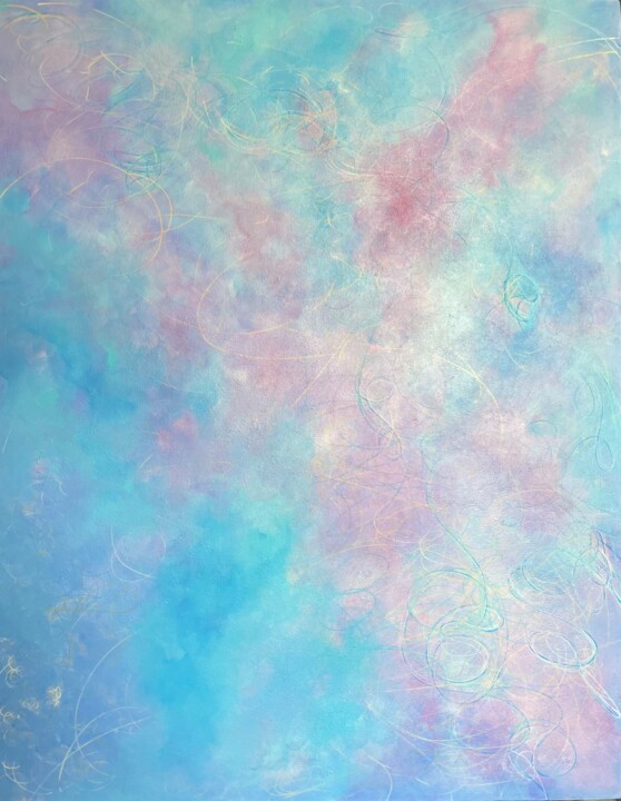 Картина под названием "Бесконечность" - Svetlana Sky, Подлинное произведение искусства, Акрил