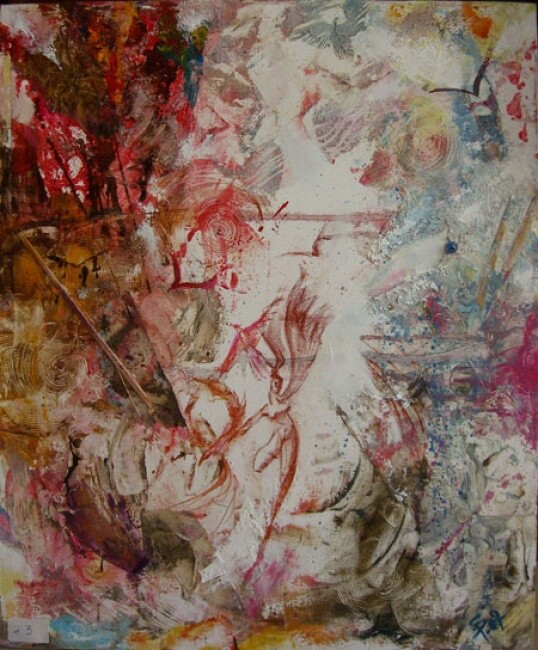 Peinture intitulée "Ailee" par Svetlina Petrova, Œuvre d'art originale