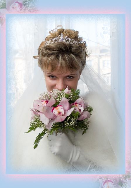 Цифровое искусство под названием "Портрет невесты" - Svetonika, Подлинное произведение искусства, Коллажи