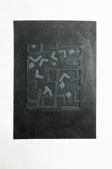 Gravures & estampes intitulée "tout-gris.jpg" par Serge Vigne, Œuvre d'art originale