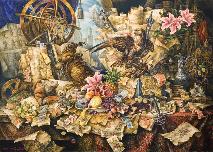 Malerei mit dem Titel "FRESH BREEZE" von Ivan Sviridov, Original-Kunstwerk, Öl