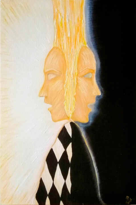 Painting titled "Meditation. Higher…" by Svitlana Bulichenko, Original Artwork, Oil