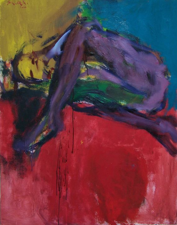 Painting titled "Lolita" by Tadeusz Swiniarski, Original Art, Oil
