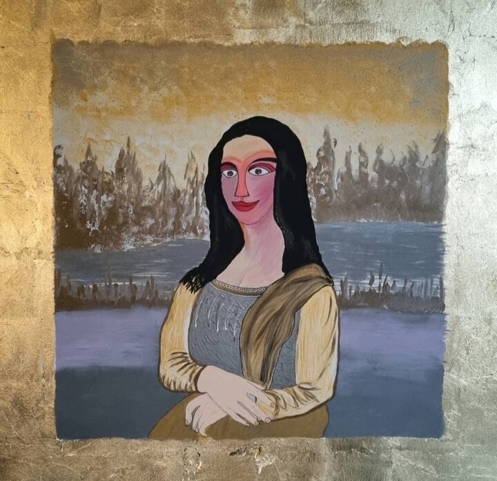 Painting titled "MARA LOUISA" by Sybille Hirth, Original Artwork, Acrylic