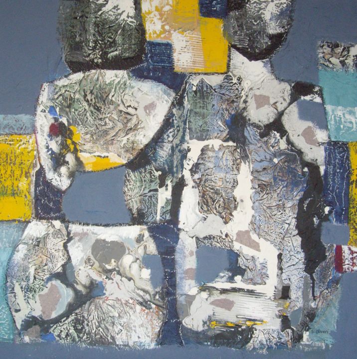 Pintura titulada "Ensemble" por Sylvie Oliveri, Obra de arte original, Acrílico