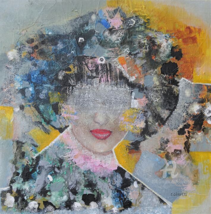 Peinture intitulée "Secrets" par Sylvie Oliveri, Œuvre d'art originale, Acrylique