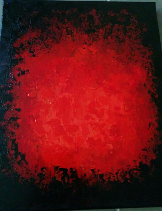 Painting titled "Abstraction #1" by Sylk, Original Artwork, Acrylic
