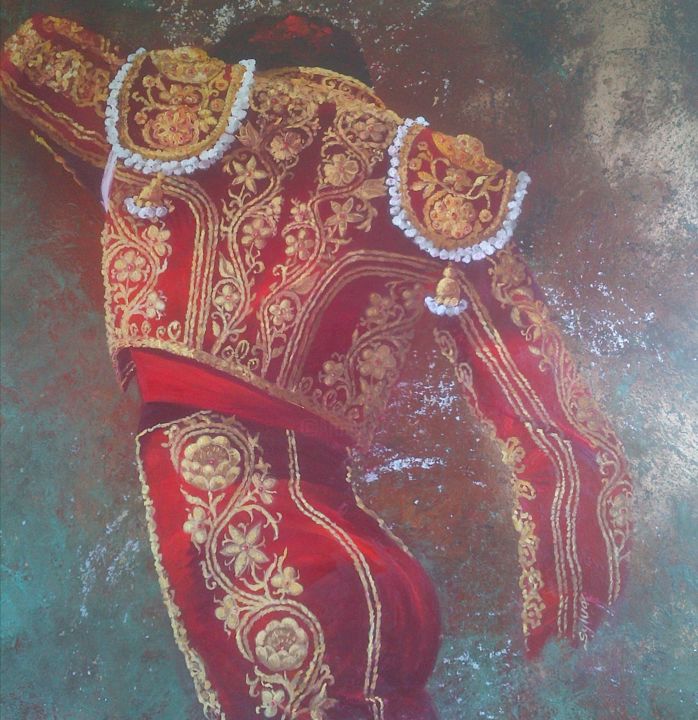 Peinture intitulée "Passion" par Sylva, Œuvre d'art originale, Huile