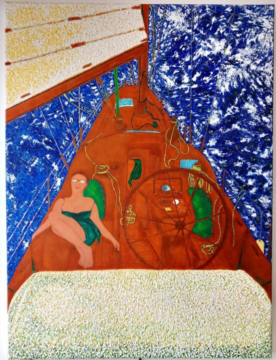 Peinture intitulée "Souffle des Alysée.…" par Sylvain Zabeth, Œuvre d'art originale, Acrylique