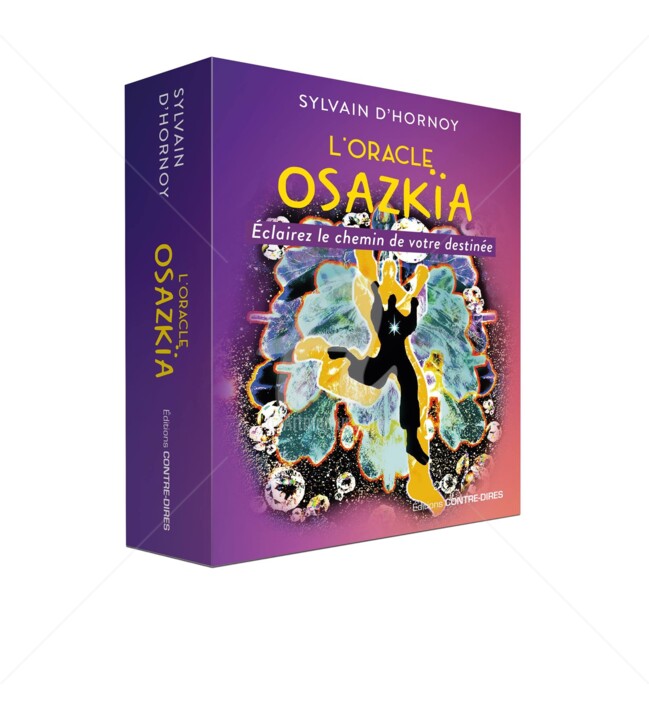 Collages intitulée "Oracle Osazkïa" par Sylvain Louis D'Hornoy, Œuvre d'art originale, Acrylique