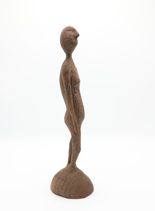 Escultura titulada "Wenge" por Sylvia Gnatz, Obra de arte original, Madera