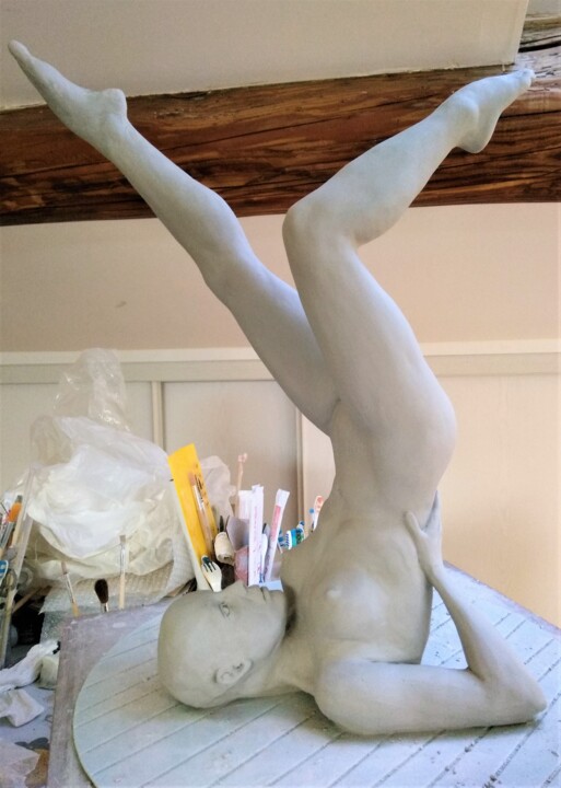 Skulptur mit dem Titel "chandelle11.jpg" von Sylvie Bourély (SB), Original-Kunstwerk