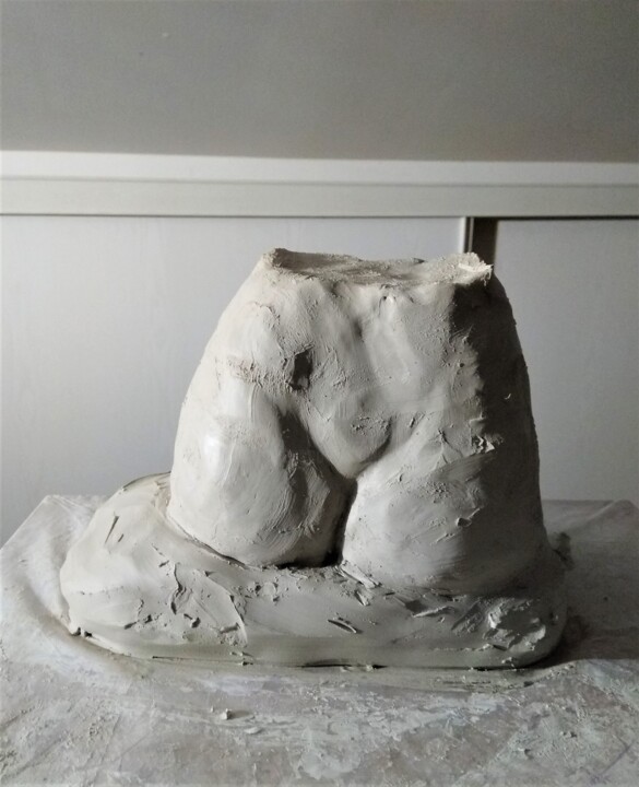 Rzeźba zatytułowany „étape 1” autorstwa Sylvie Bourély (SB), Oryginalna praca, Glina