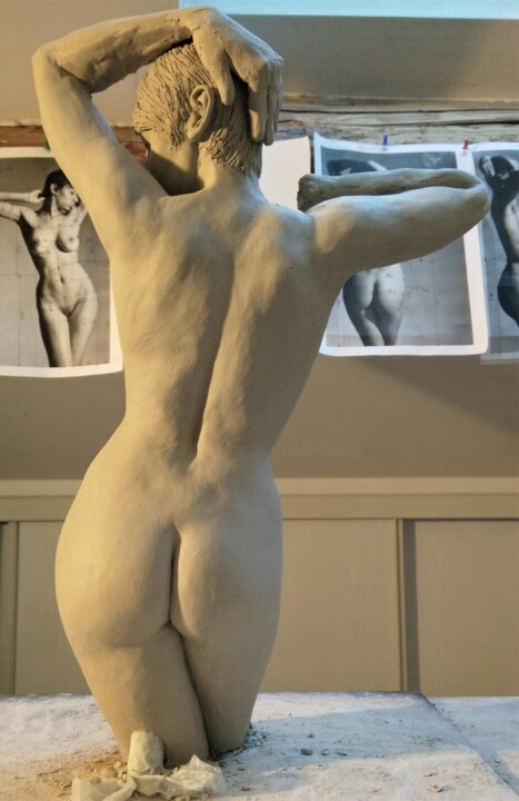 Sculpture intitulée "étape16" par Sylvie Bourély (SB), Œuvre d'art originale, Argile