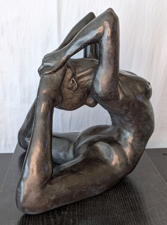 Sculptuur getiteld "PERPETUELLE 1/8" door Sylvie Bourély (SB), Origineel Kunstwerk, Bronzen
