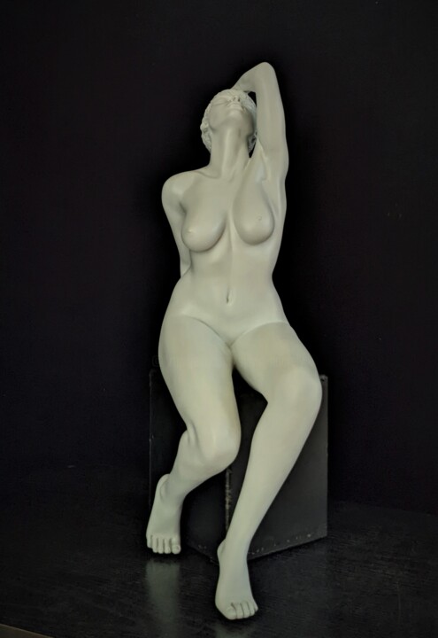 雕塑,  16.5x7.1 in 