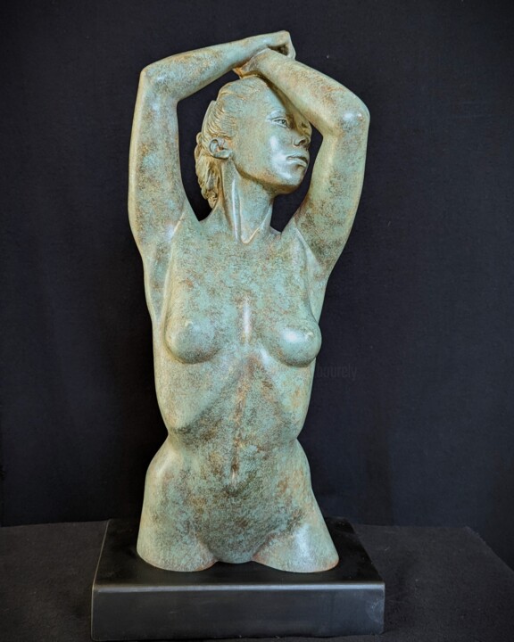 Sculpture titled "DELICATESSE" by Sylvie Bourély (SB), Original Artwork, Terra cotta