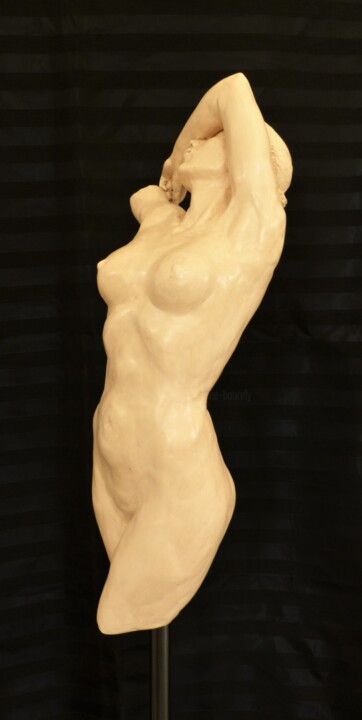 Scultura intitolato "Torse de femme2" da Sylvie Bourély (SB), Opera d'arte originale, Terracotta