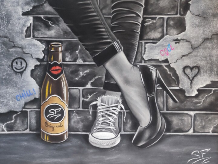 "Abig'Ale" başlıklı Resim Sylvie F. Pastel Art tarafından, Orijinal sanat, Pastel