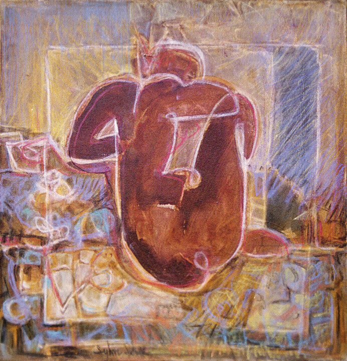 Pintura intitulada "Nana DK  de dos" por Sylvie Serre, Obras de arte originais, Acrílico
