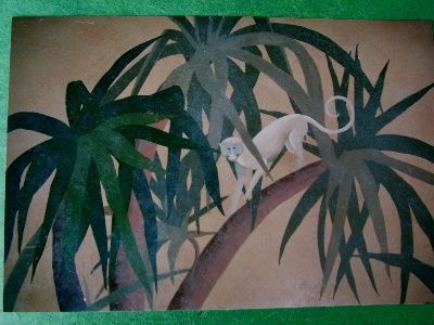 Painting titled "jungle détail" by Sylvie Beuzen, Original Artwork