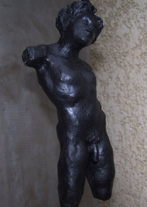 Escultura intitulada "Oh masculin !" por Sylvie Breger (SylviABREGER), Obras de arte originais, Argila