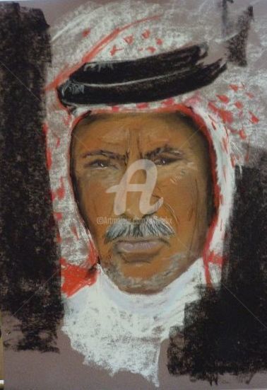 Painting titled "L'Emir" by Sbx, Original Artwork