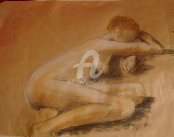 Peinture intitulée "Dormir" par Sbx, Œuvre d'art originale