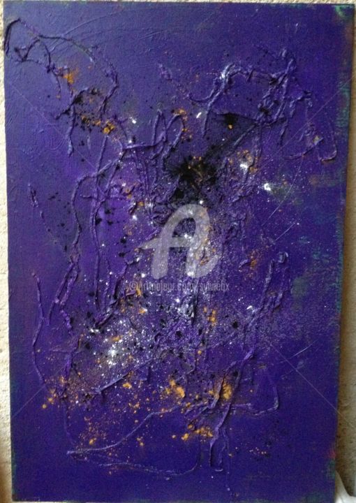 Painting titled "constellation" by Sbx, Original Artwork