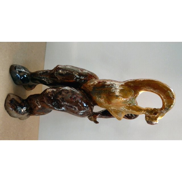 Sculpture titled "REGARD" by Sylviehebrard, Original Artwork, Ceramics