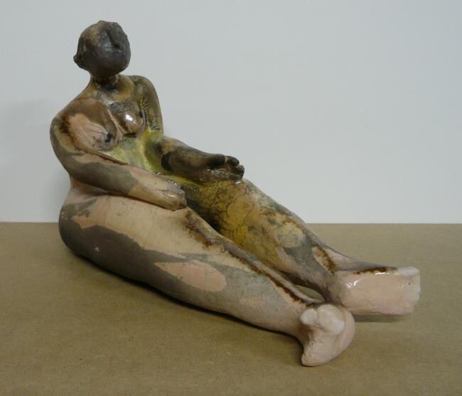 Rzeźba zatytułowany „PATIENTE” autorstwa Sylviehebrard, Oryginalna praca, Ceramika