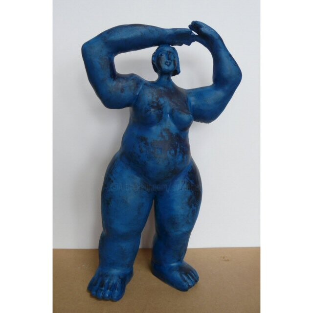 Rzeźba zatytułowany „Bras relevés” autorstwa Sylviehebrard, Oryginalna praca, Terakota
