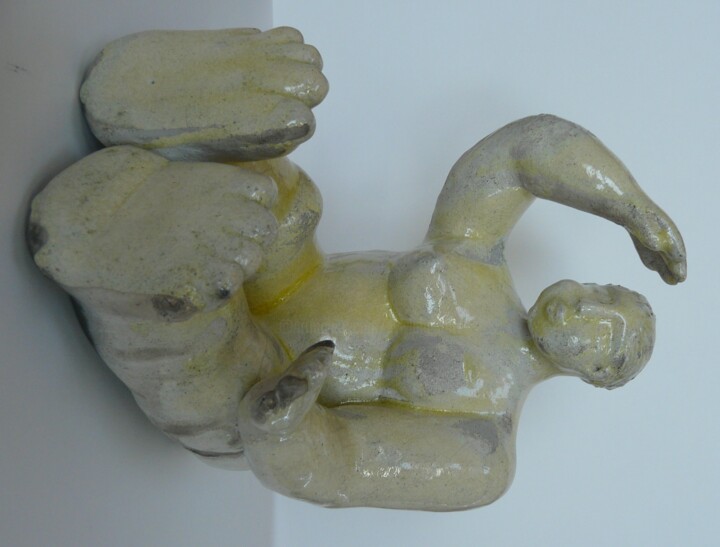 Sculpture titled "Au soleil" by Sylviehebrard, Original Artwork, Ceramics