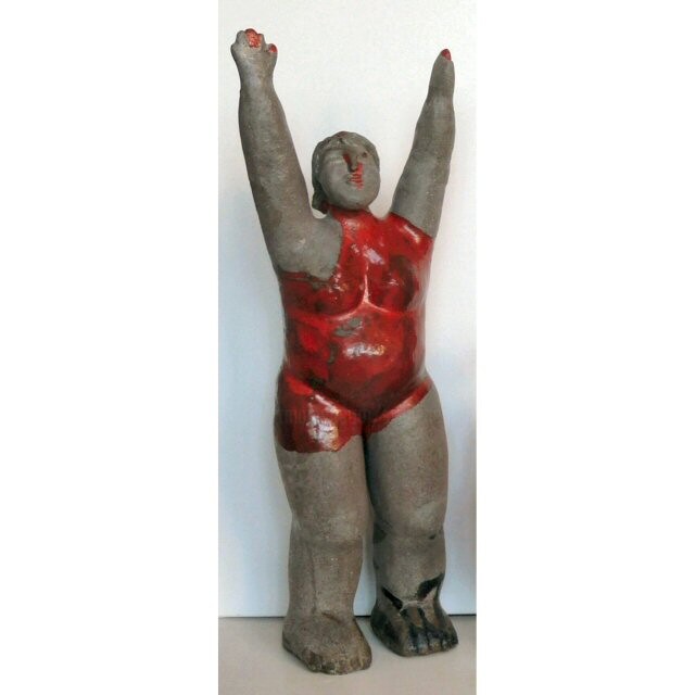 Skulptur mit dem Titel "ELAN VITAL" von Sylviehebrard, Original-Kunstwerk, Keramik