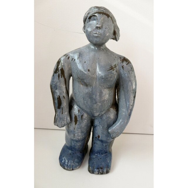 Sculpture titled "TRANQUILLE" by Sylviehebrard, Original Artwork, Ceramics