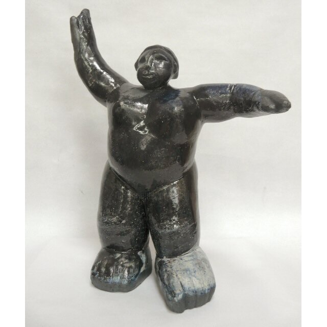 Rzeźba zatytułowany „MARINE” autorstwa Sylviehebrard, Oryginalna praca, Ceramika