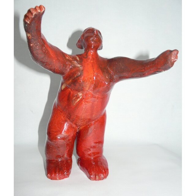 Rzeźba zatytułowany „JOYEUSE” autorstwa Sylviehebrard, Oryginalna praca, Ceramika