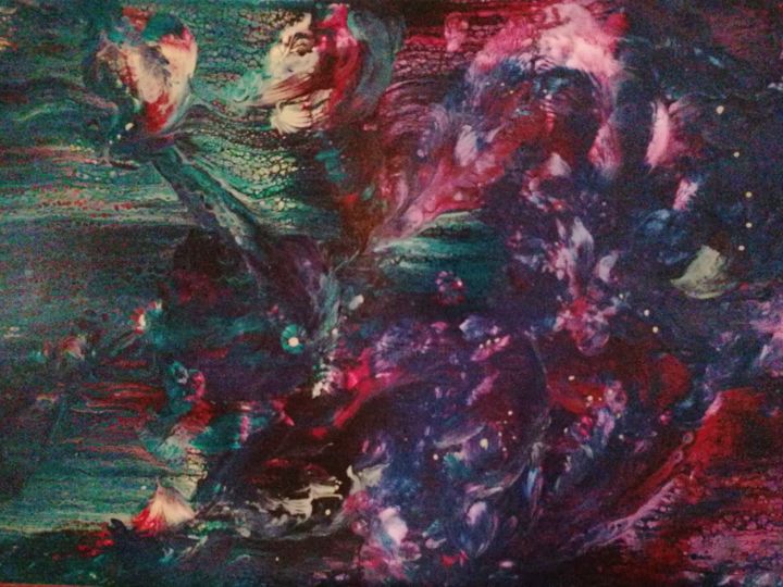 Peinture intitulée "0raison" par Sylvie Hermen, Œuvre d'art originale, Acrylique