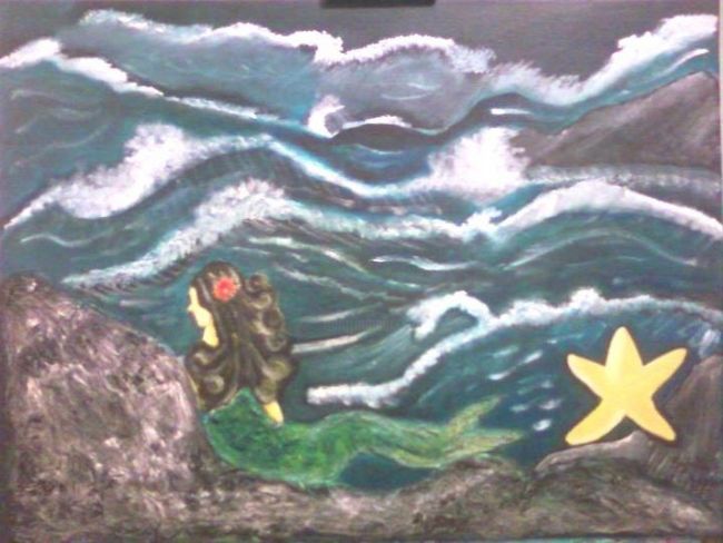 Peinture intitulée "toile_befunkky_sira…" par Syl, Œuvre d'art originale,