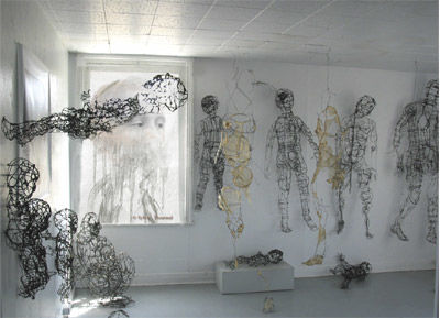Scultura intitolato "Sculptures" da Sylvie Tisserand, Opera d'arte originale, Metalli