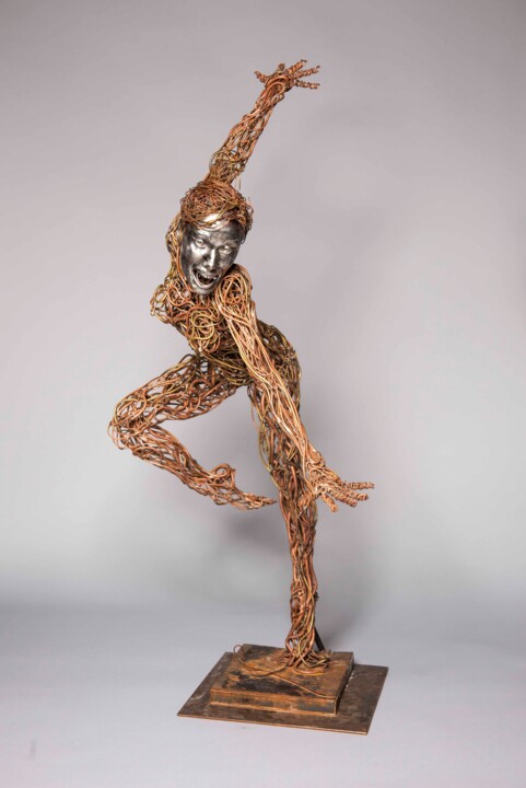 Sculpture intitulée "AUDREY" par Sz/Stéphanezbylut, Œuvre d'art originale, Métaux