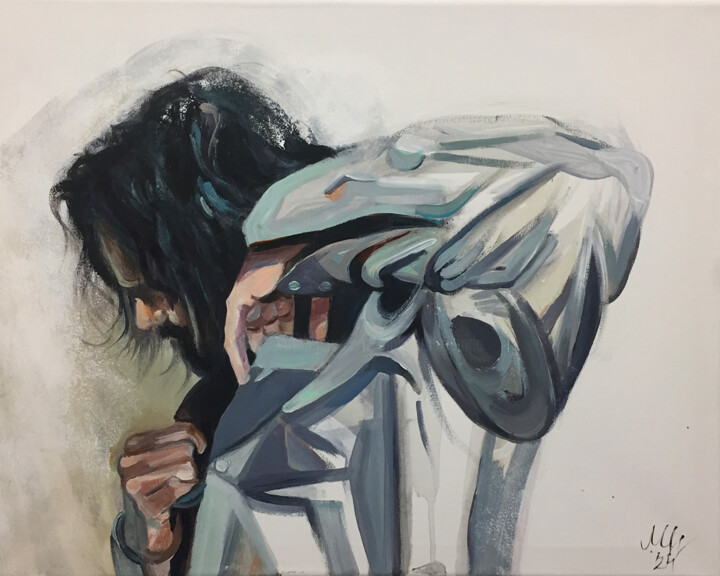 Malarstwo zatytułowany „Shroud XVI.” autorstwa Szabrina Maharita, Oryginalna praca, Akryl