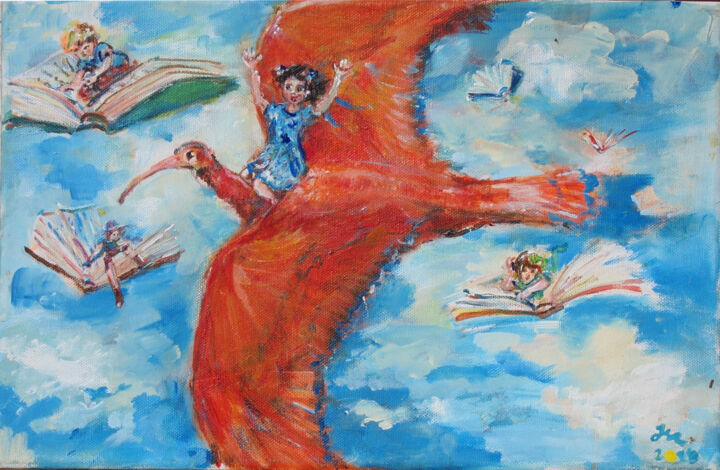 Malarstwo zatytułowany „Radość” autorstwa Jolanta Szymanowska, Oryginalna praca, Akryl