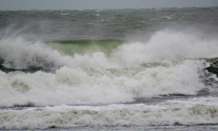 Fotografia zatytułowany „waves” autorstwa Tom Schrijver, Oryginalna praca, Fotografia cyfrowa
