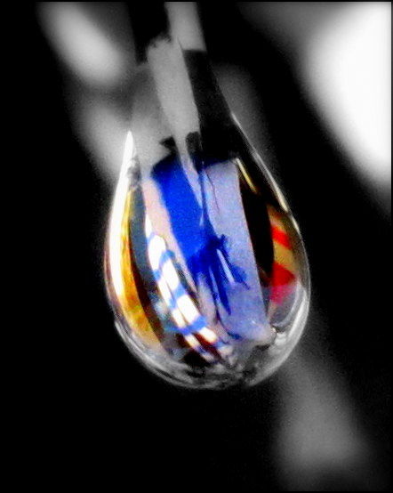 Photography titled "drop in colour" by Tom Schrijver, Original Artwork, Digital Photography
