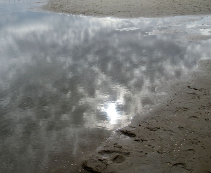 Fotografie mit dem Titel "reflection at the b…" von Tom Schrijver, Original-Kunstwerk, Digitale Fotografie