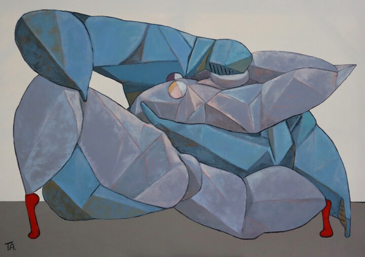 Картина под названием "Lovers" - Ta Byrne, Подлинное произведение искусства, Масло